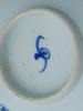 CHINESE QING BLUE AND WHITE PORCELAIN WARE MARKED PIC-3