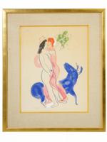 LTD RUSSIAN FRENCH POCHOIR PRINT BY MARC CHAGALL