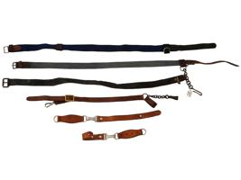 COLLECTION OF ASSORTED MILITARY LEATHER TEXTILE BELTS