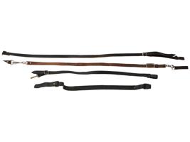 COLLECTION OF ASSORTED MILITARY LEATHER TEXTILE BELTS