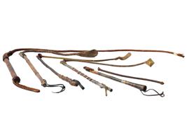 COLLECTION OF ASSORTED RIDING CROPS AND EGEE WHIPS