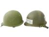 LOT OF TWO US MILITARY M1 COMBATANT ARMY HELMETS PIC-1