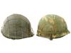 LOT OF TWO US MILITARY M1 COMBATANT ARMY HELMETS PIC-0