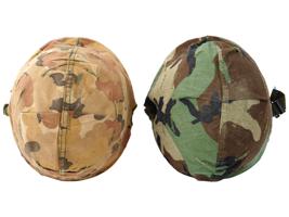 LOT OF TWO US MILITARY M1 COMBATANT ARMY HELMETS
