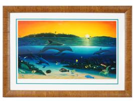 AMERICAN ROBERT WYLAND LIMITED ED GICLEE ON CANVAS