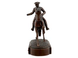 AMERICAN BRONZE EQUESTRIAN FIGURINE OF PAUL REVERE