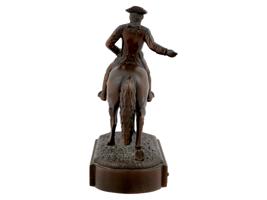 AMERICAN BRONZE EQUESTRIAN FIGURINE OF PAUL REVERE