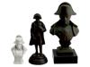 VINTAGE NAPOLEON BONAPARTE BRONZE AND PORCELAIN FIGURINES PIC-0