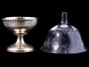 ANTIQUE AMERICAN SILVER AND GLASS DESSERT CUPS PIC-7