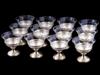 ANTIQUE AMERICAN SILVER AND GLASS DESSERT CUPS PIC-0