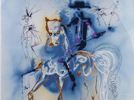 SPANISH SALVADOR DALI PICADOR ART PRINT 1988