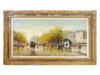 EUROPEAN L G LANDI OIL CITYSCAPE PARIS PAINTING PIC-0