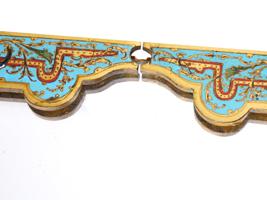 ART NOUVEAU FRENCH CHAMPLEVE ENAMEL WALL MIRROR