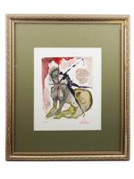 AFTER SALVADOR DALI LIMITED ED DIVINE COMEDY WOODCUT