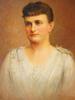 ANTIQUE 19TH C AMERICAN FEMALE PORTRAIT PAINTING PIC-1