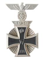 WWII NAZI GERMAN IRON CROSS CLASP FOR WWI VETERANS