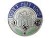 PRE WWII NAZI GERMAN SS SA ENAMEL BADGE GOTT MIT UNS PIC-0