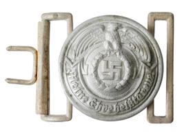 WWII NAZI GERMAN WAFFEN SS OFFICERS BELT BUCKLE