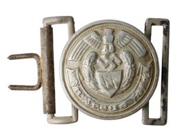 WWII NAZI GERMAN WAFFEN SS OFFICERS BELT BUCKLE