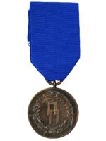 WWII NAZI GERMAN WAFFEN SS 4 YEAR LONG SERVICE MEDAL