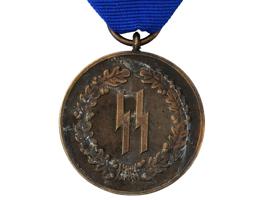 WWII NAZI GERMAN WAFFEN SS 4 YEAR LONG SERVICE MEDAL