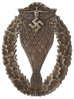 WWII NAZI GERMAN THIRD REICH NSFK BALLOON PILOTS BADGE