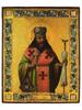 ANTIQUE 19 C RUSSIAN HAND PAINTED ICON OF ST FEODOSIY PIC-0