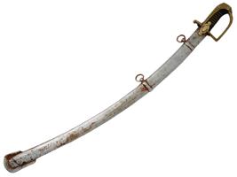 ANTIQUE POLISH OFFICERS CEREMONIAL SWORD W SCABBARD