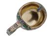 RUSSIAN GILT SILVER CLOISONNE ENAMEL PAN SLAVIC KOVSH PIC-5