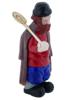 RUSSIAN CARVED HARDSTONE FARMER FIGURE WITH SHOVEL PIC-0