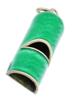 RUSSIAN SILVER GUILLOCHE ENAMEL GREEN WHISTLE PIC-0