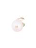 RUSSIAN 14K GOLD PEARL EGG PENDANT WITH EMERALD PIC-2