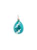 RUSSIAN SILVER GUILLOCHE ENAMEL EGG PENDANT DRAGONFLIES PIC-0