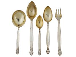 COPENHAGEN BY MANCHESTER STERLING SILVER CUTLERY SET