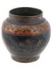 ANTIQUE EARLY MEIJI JAPANESE CLOISONNE ENAMEL VASE PIC-1