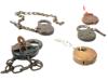 VINTAGE COLLECTION OF VARIOUS TYPES OF LOCKS WITH KEYS PIC-2