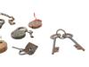 VINTAGE COLLECTION OF VARIOUS TYPES OF LOCKS WITH KEYS PIC-3