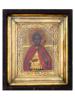 ANTIQUE RUSSIAN ICON OF ST GEORGE FRAMED WITH GOLD PIC-0