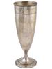 TIFFANY AND CO STERLING SILVER FOOTED GOBLET GLASS PIC-1