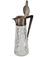 FRIEDLANDER 800 SILVER GERMAN AND CRYSTAL PITCHER