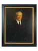 MID CENTURY AMERICAN OIL PAINTING MALE PORTRAIT PIC-0