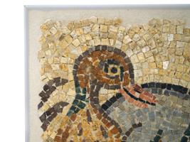 ANCIENT ROMAN EGYPTIAN MOSAIC SHOWCASING A DUCK