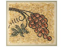 ANCIENT ROMAN MOSAIC FEATURING A GRAPEVINE