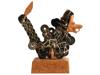 CHINESE FIGURINE OF DRAGON CRAFTED FROM ANCIENT COINS PIC-3