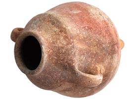 ANCIENT BYZANTINE TERRACOTTA AMPHORA WITH HANDLES