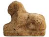 ANCIENT EGYPT LATE PERIOD CARVED MARBLE SPHINX FIGURINE PIC-1