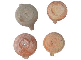 ANCIENT BYZANTINE TERRACOTTA JUGS OF VARIOUS SIZES