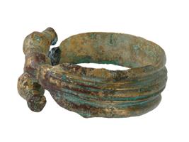 ANCIENT GREEK GILT BRONZE BRACELET