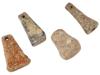 FOUR ANCIENT ROMAN LEAD LOOM WEIGHTS TEXTILE TOOLS PIC-1