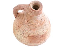 ANCIENT BYZANTINE TERRACOTTA JUGS OF RIBBED DESIGNS